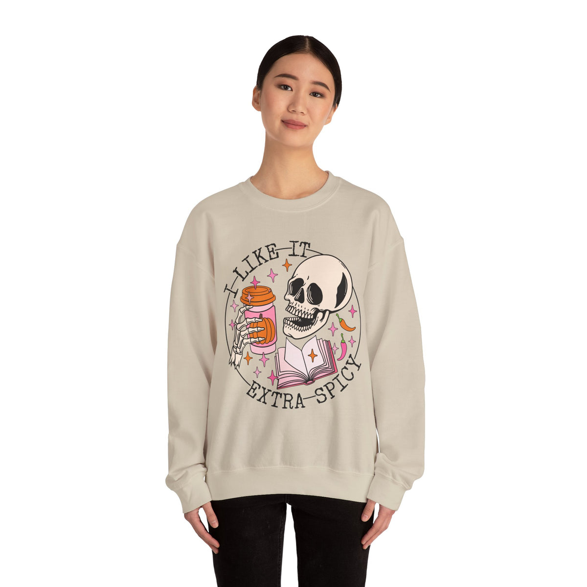 I Like It Extra Spicy Unisex Heavy Blend™ Crewneck Sweatshirt
