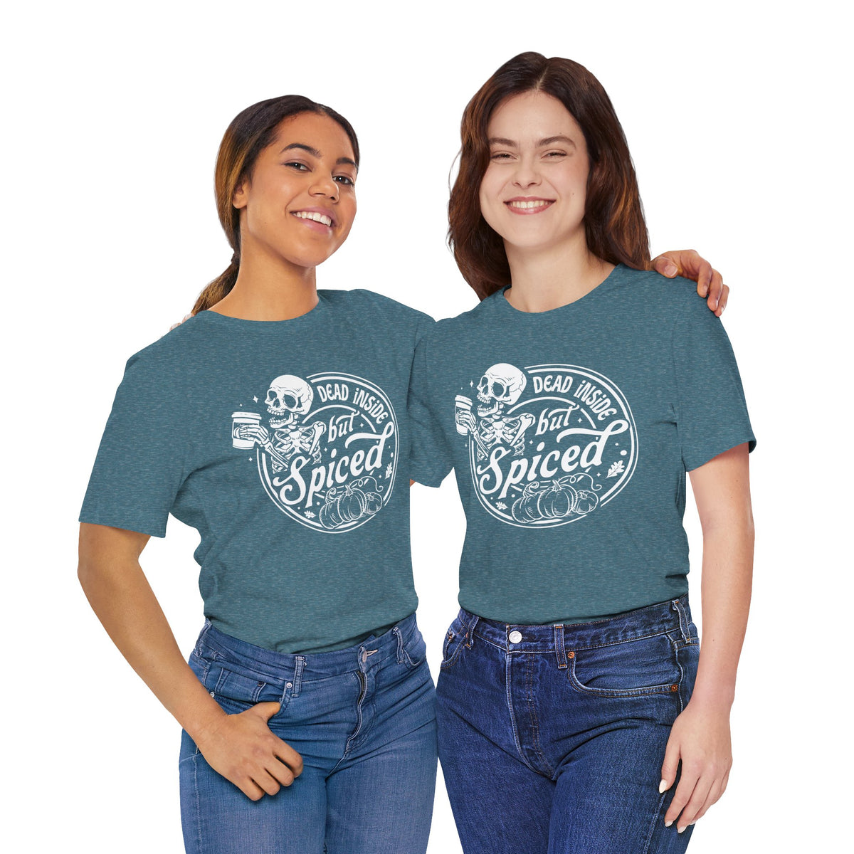 Dead Inside but Spiced Unisex Jersey Short Sleeve Tee