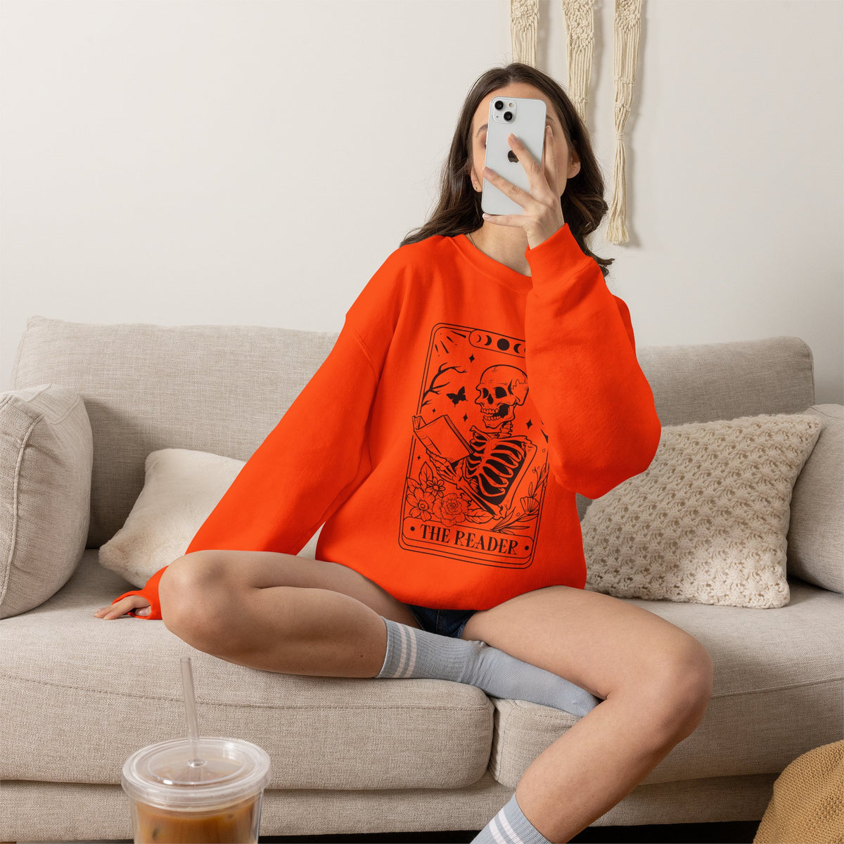 The Reader Tarot Unisex Heavy Blend™ Crewneck Sweatshirt
