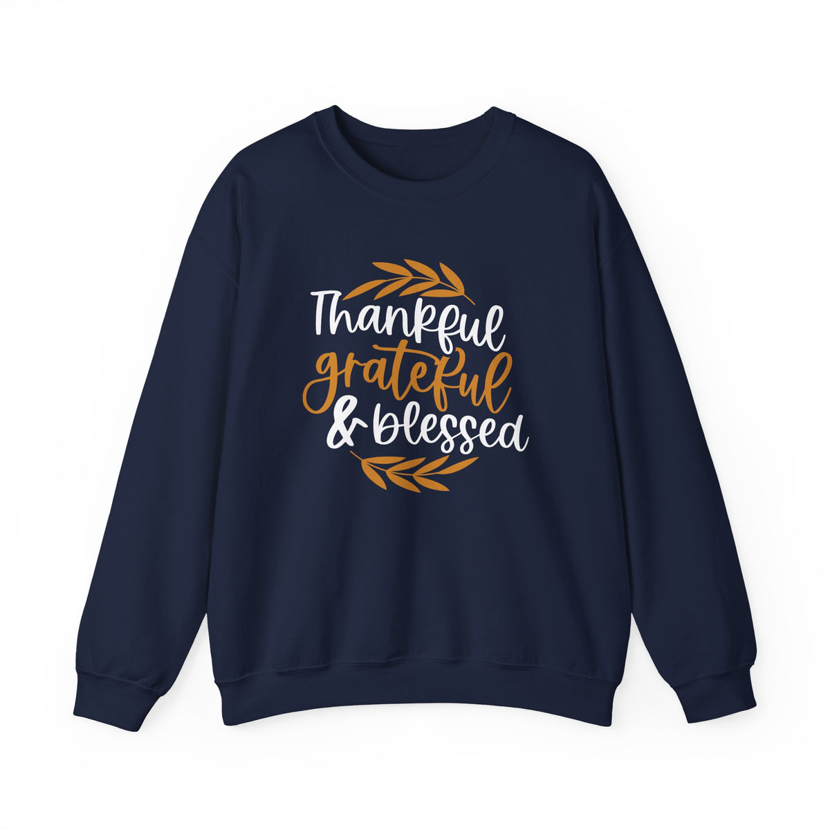 Thankful Grateful Blessed Unisex Heavy Blend™ Crewneck Sweatshirt