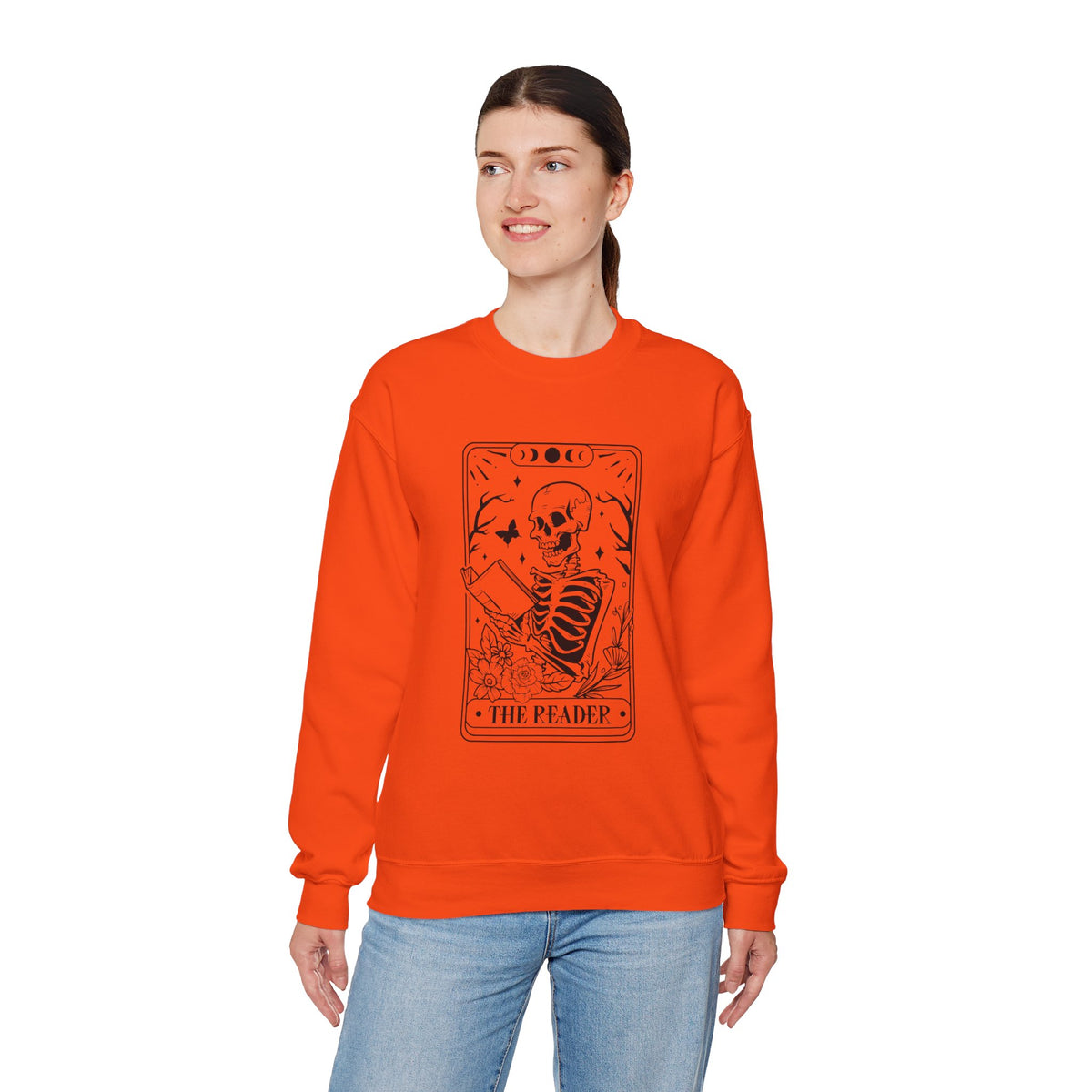 The Reader Tarot Unisex Heavy Blend™ Crewneck Sweatshirt
