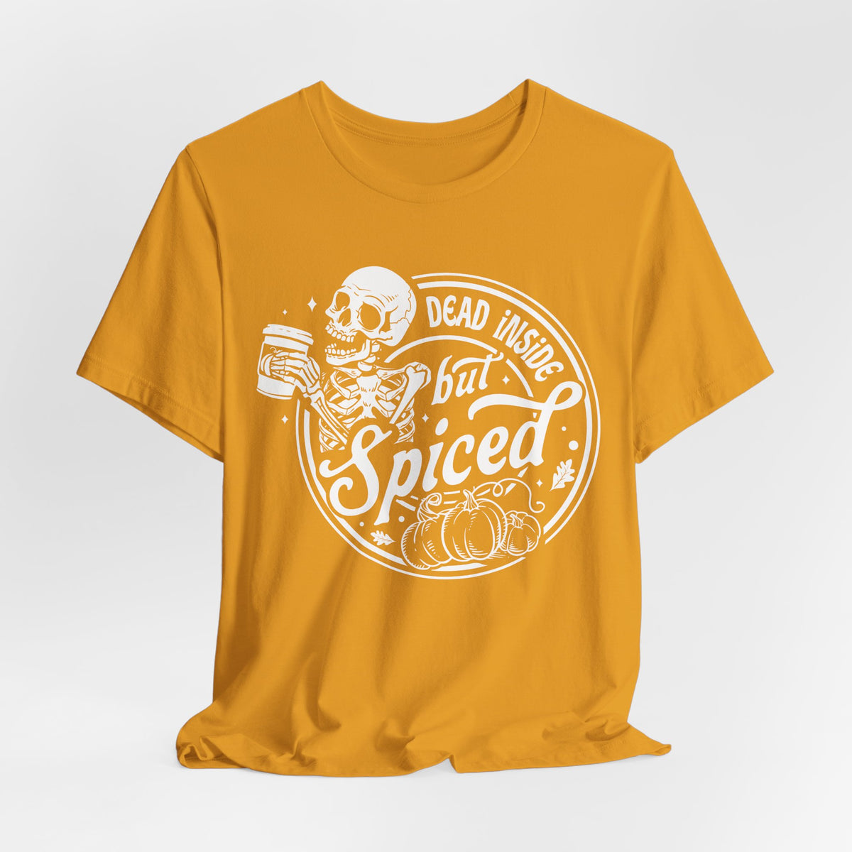 Dead Inside but Spiced Unisex Jersey Short Sleeve Tee