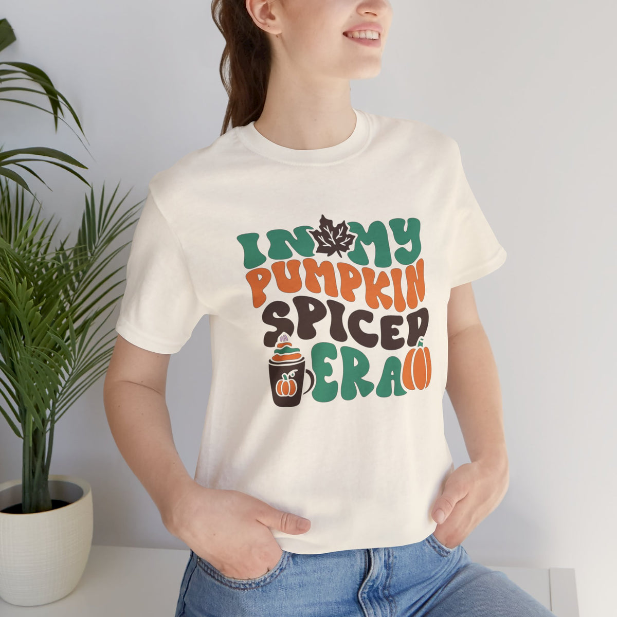 In My Pumpkin Spiced Era Unisex Jersey Short Sleeve Tee