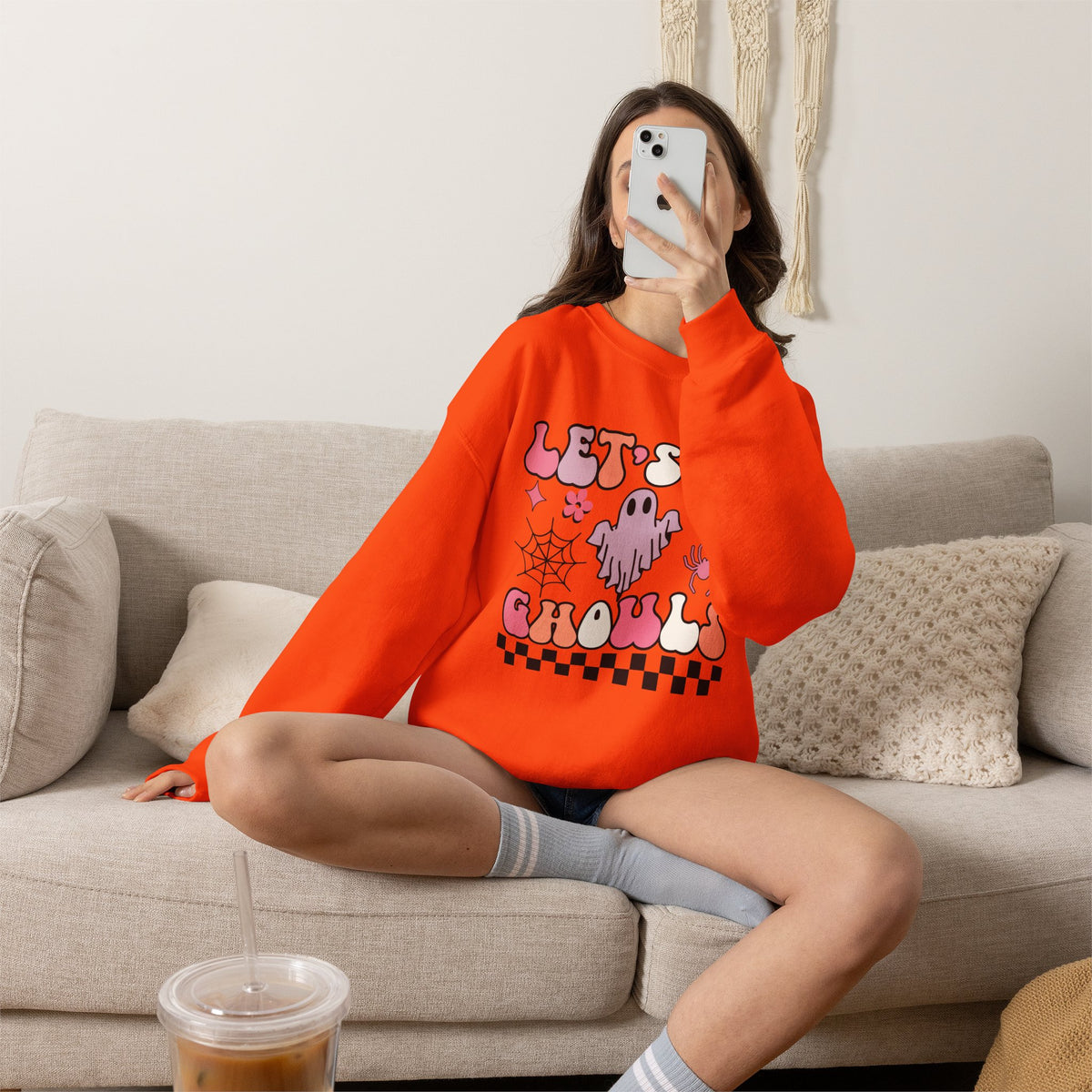Let's Go Ghouls Unisex Heavy Blend™ Crewneck Sweatshirt