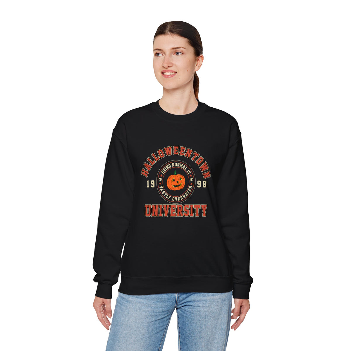Halloween Town University Unisex Heavy Blend™ Crewneck Sweatshirt