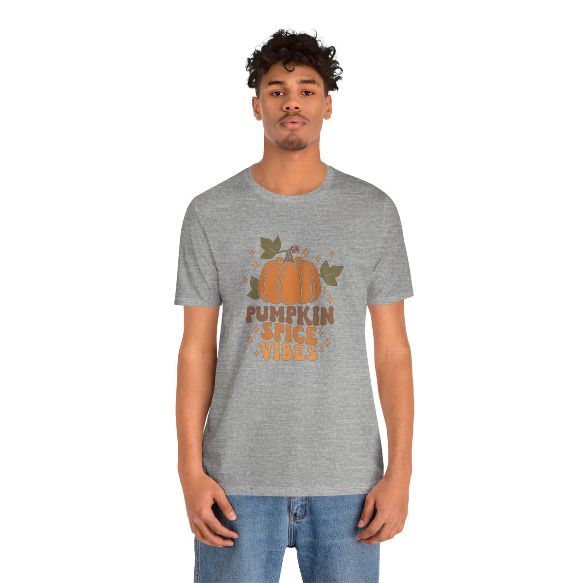Pumpkin Spice Vibes Unisex Jersey Short Sleeve Tee