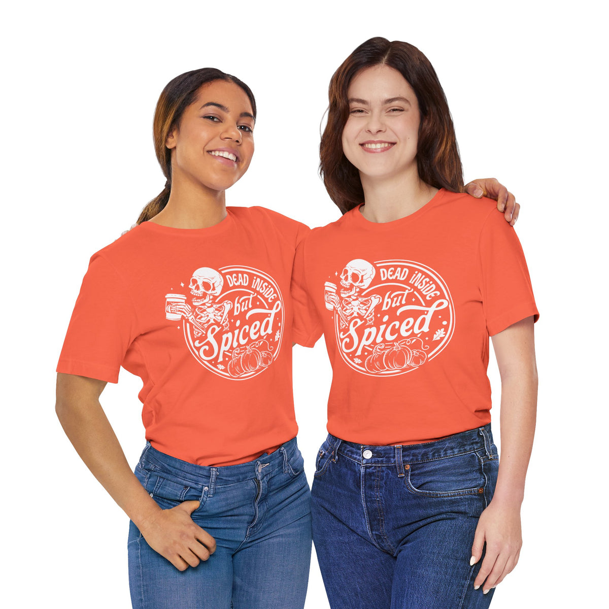 Dead Inside but Spiced Unisex Jersey Short Sleeve Tee