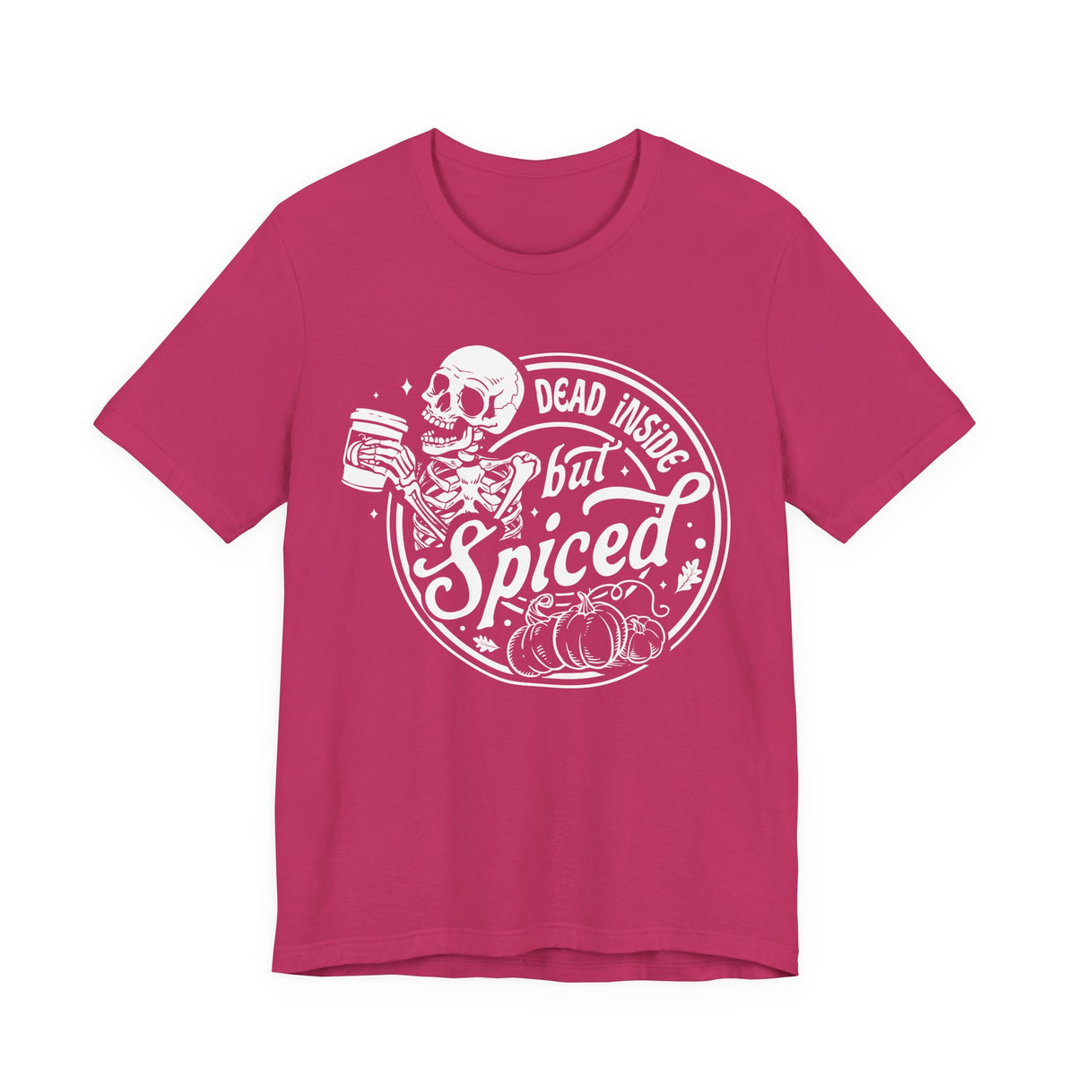 Dead Inside but Spiced Unisex Jersey Short Sleeve Tee