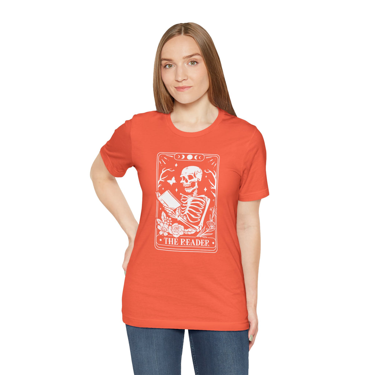 The Reader Tarot Unisex Jersey Short Sleeve Tee
