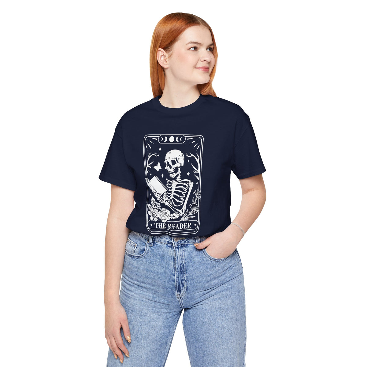 The Reader Tarot Unisex Jersey Short Sleeve Tee
