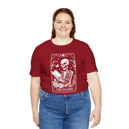 The Reader Tarot Unisex Jersey Short Sleeve Tee