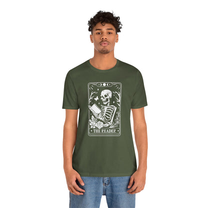The Reader Tarot Unisex Jersey Short Sleeve Tee