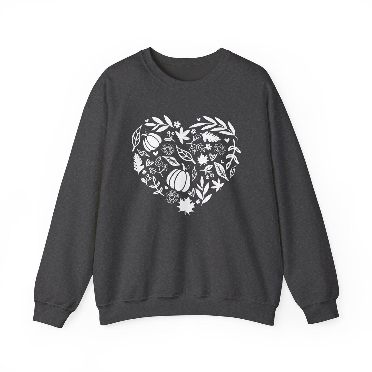 Fall Heart Unisex Heavy Blend™ Crewneck Sweatshirt