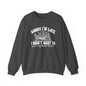 Sorry I'm Late I Didn't Want to Put My Book Down Unisex Heavy Blend™ Crewneck Sweatshirt