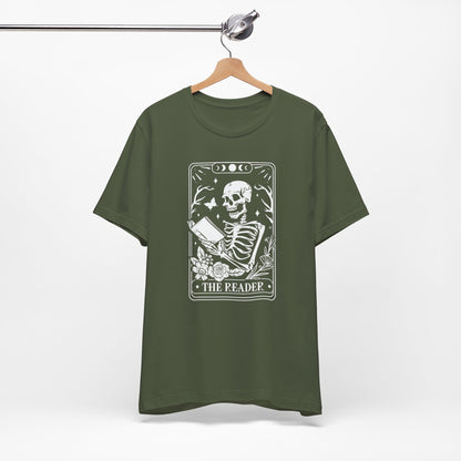 The Reader Tarot Unisex Jersey Short Sleeve Tee