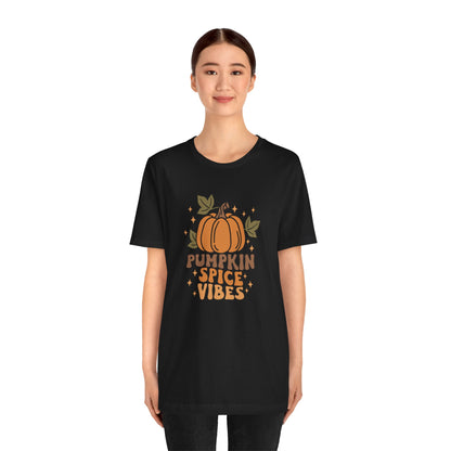 Pumpkin Spice Vibes Unisex Jersey Short Sleeve Tee