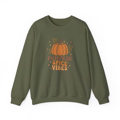 Pumpkin Spice Vibes Unisex Heavy Blend™ Crewneck Sweatshirt