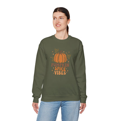 Pumpkin Spice Vibes Unisex Heavy Blend™ Crewneck Sweatshirt
