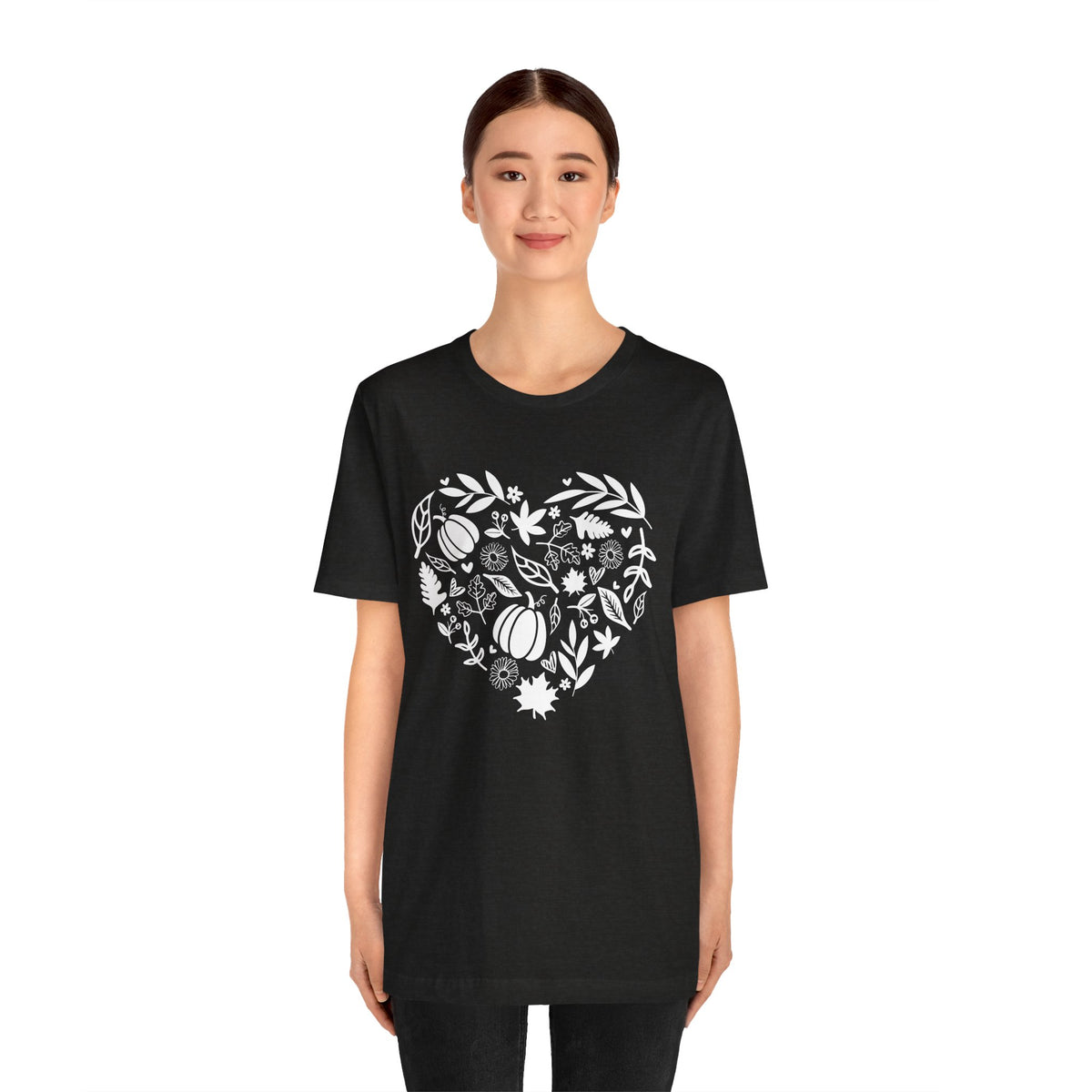 Fall Heart Unisex Jersey Short Sleeve Tee