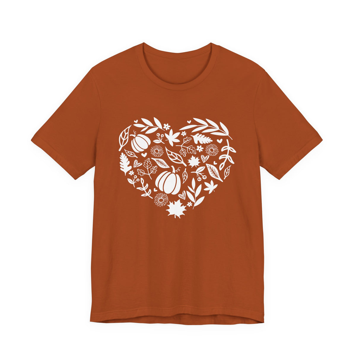 Fall Heart Unisex Jersey Short Sleeve Tee