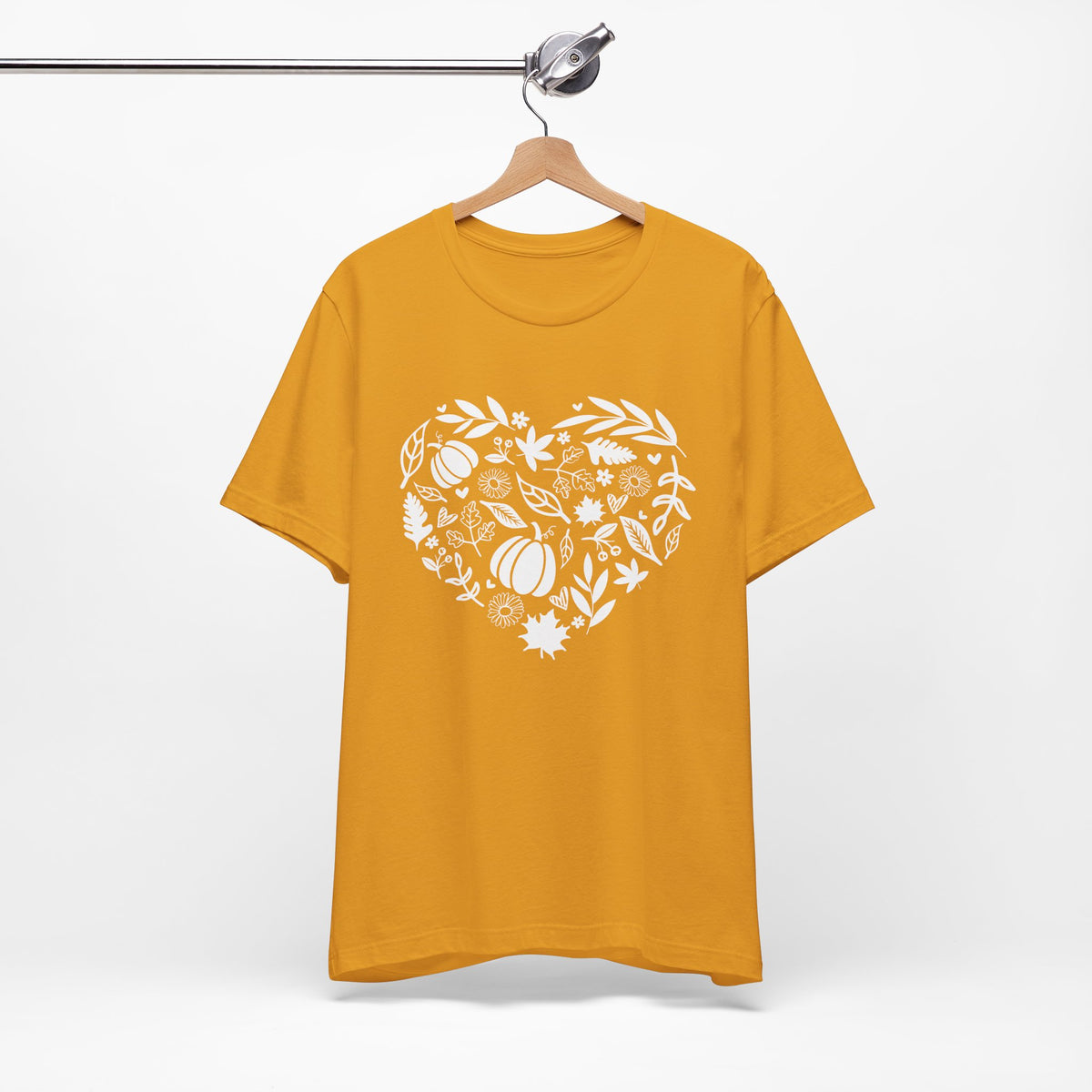 Fall Heart Unisex Jersey Short Sleeve Tee