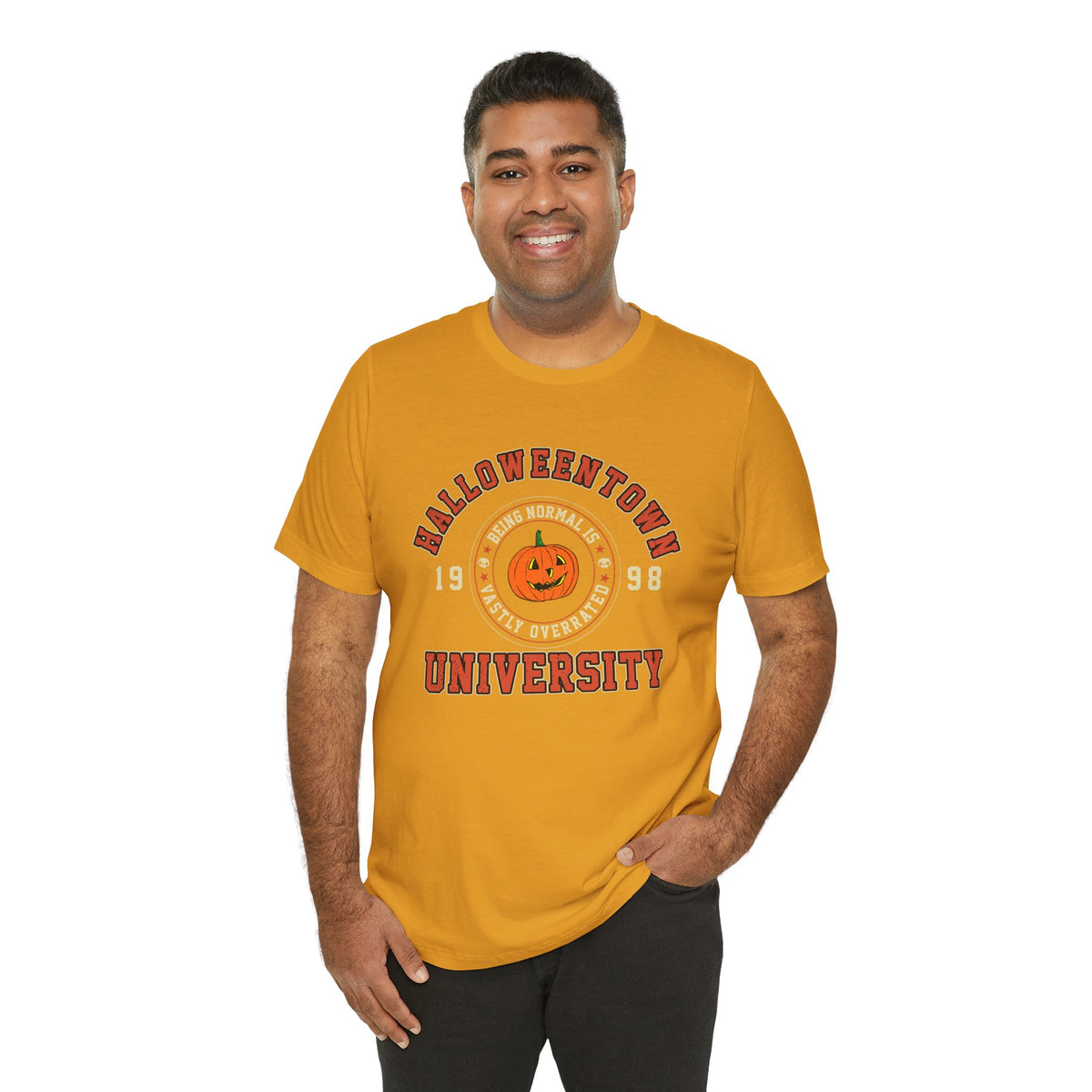 Halloween Town University Unisex Jersey Short Sleeve Tee