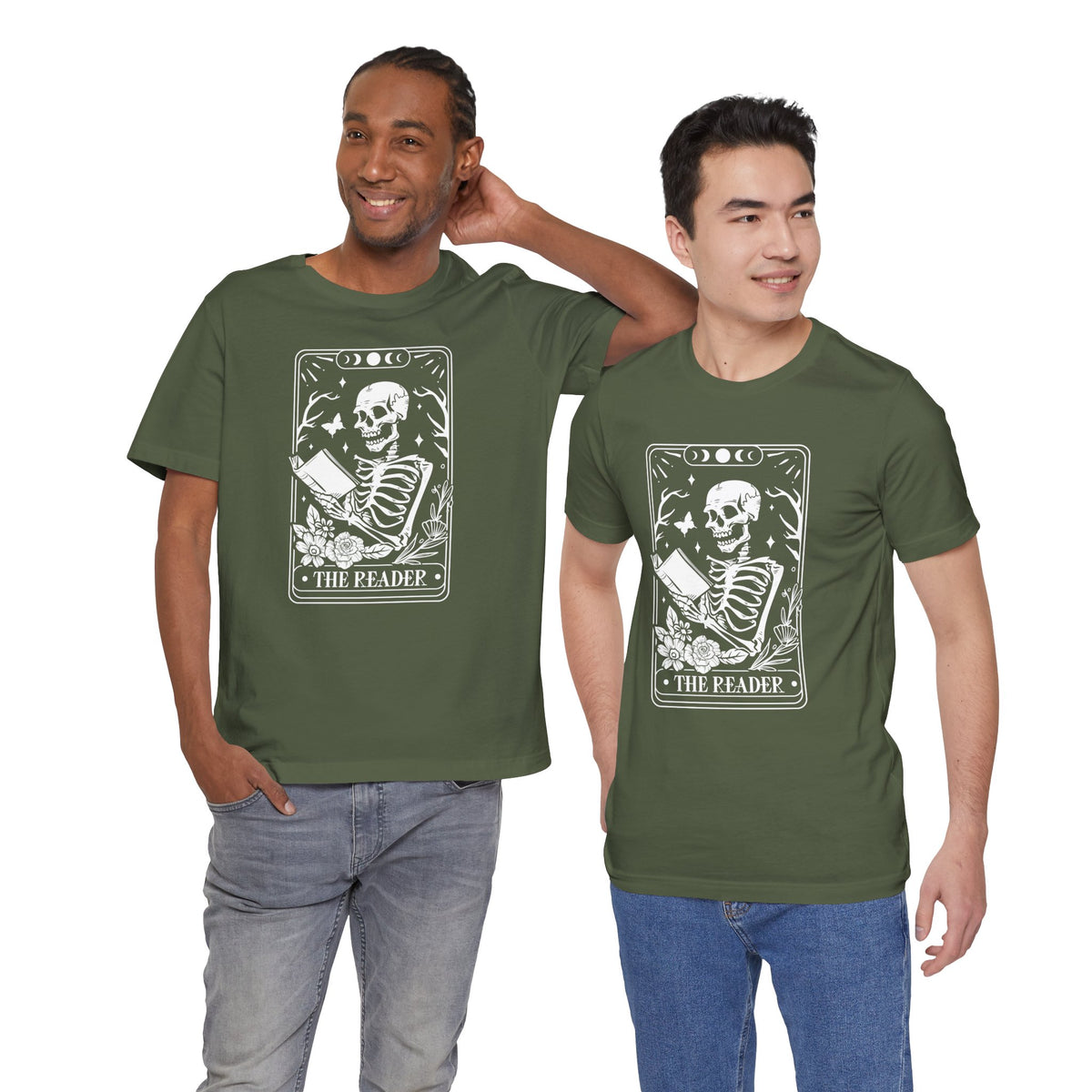 The Reader Tarot Unisex Jersey Short Sleeve Tee