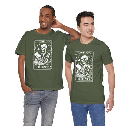 The Reader Tarot Unisex Jersey Short Sleeve Tee