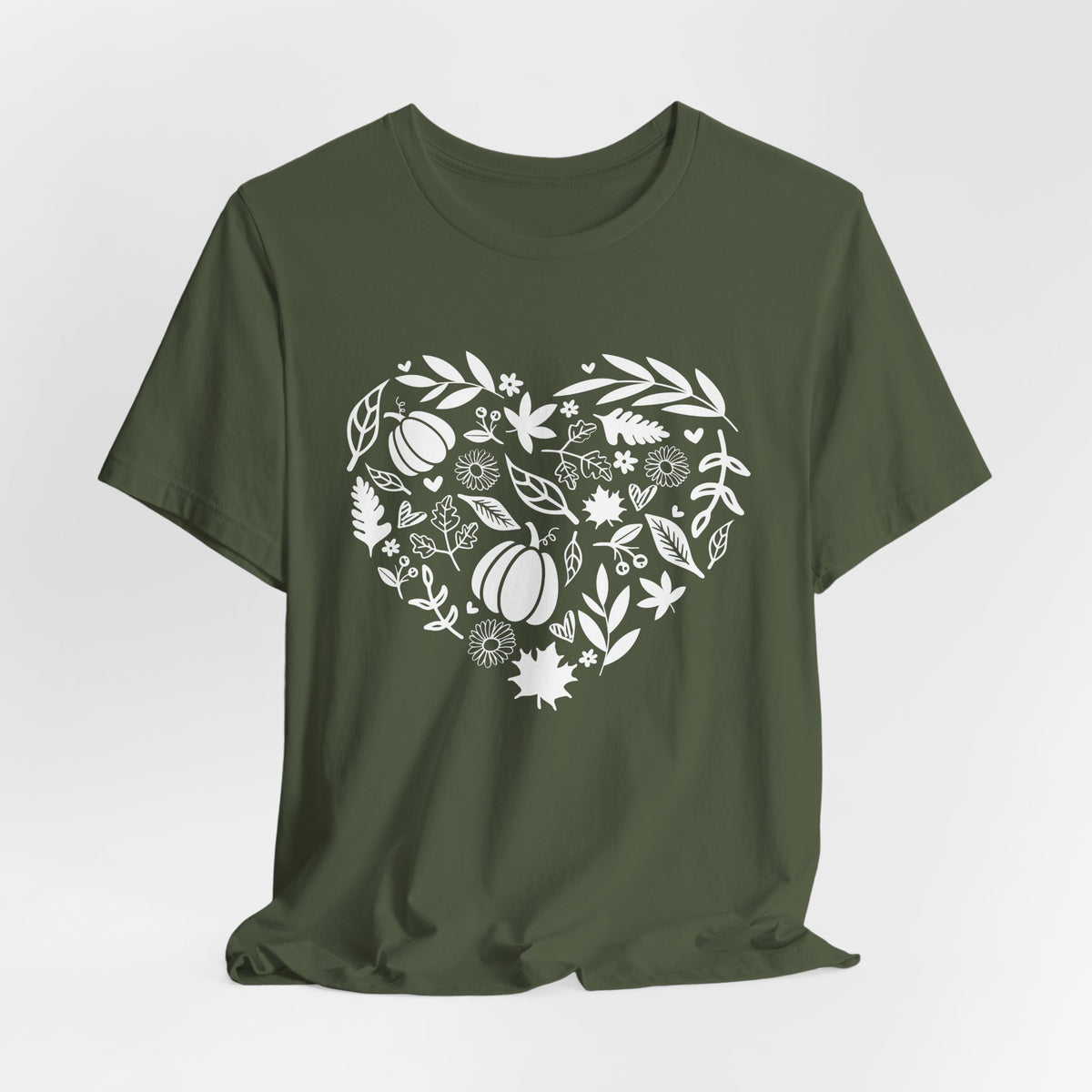 Fall Heart Unisex Jersey Short Sleeve Tee