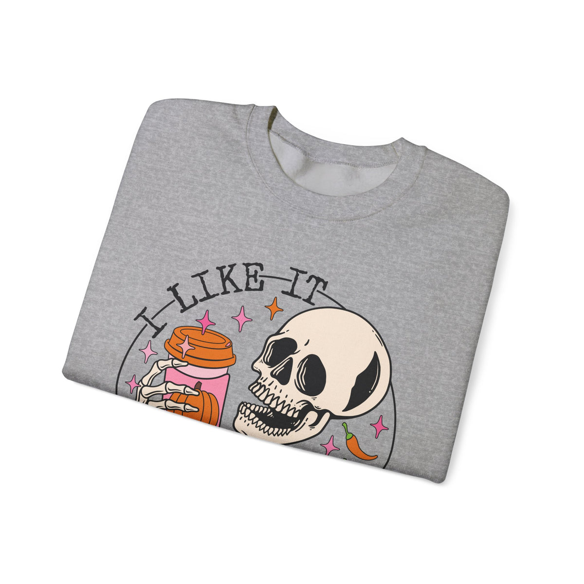 I Like It Extra Spicy Unisex Heavy Blend™ Crewneck Sweatshirt