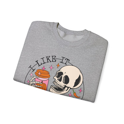 I Like It Extra Spicy Unisex Heavy Blend™ Crewneck Sweatshirt