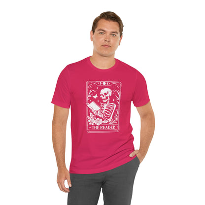 The Reader Tarot Unisex Jersey Short Sleeve Tee