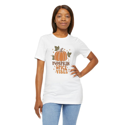 Pumpkin Spice Vibes Unisex Jersey Short Sleeve Tee