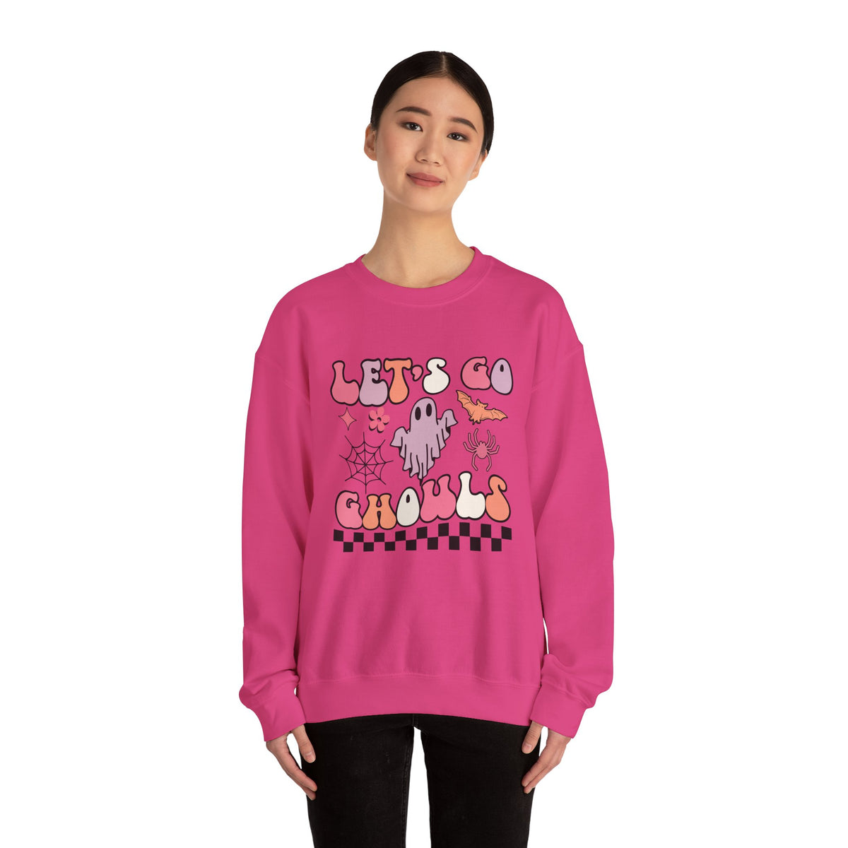 Let's Go Ghouls Unisex Heavy Blend™ Crewneck Sweatshirt