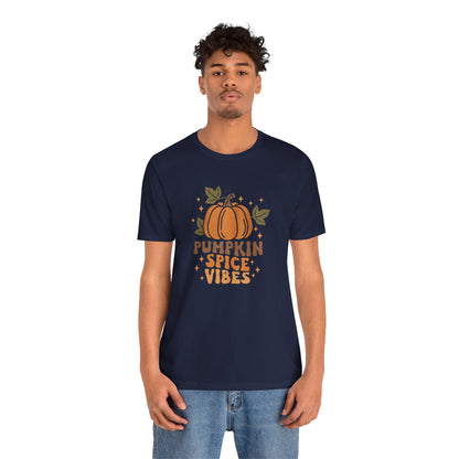 Pumpkin Spice Vibes Unisex Jersey Short Sleeve Tee