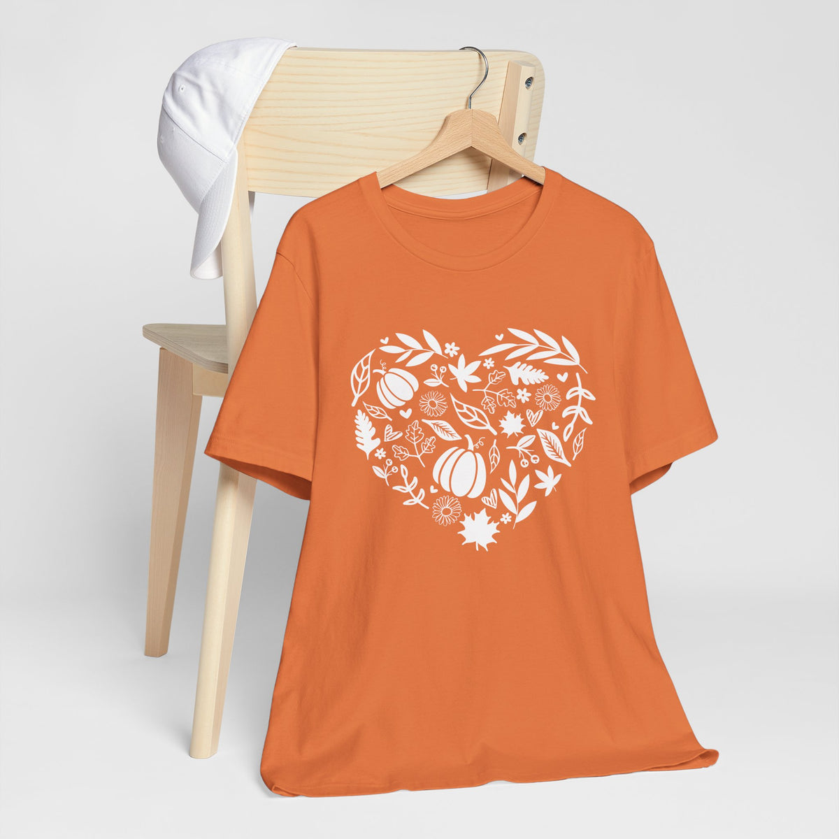 Fall Heart Unisex Jersey Short Sleeve Tee