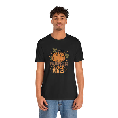 Pumpkin Spice Vibes Unisex Jersey Short Sleeve Tee