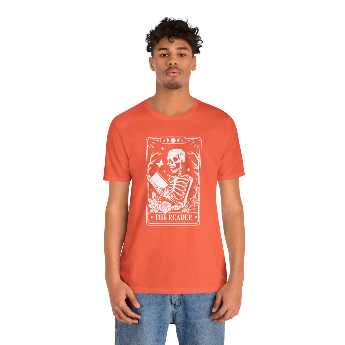 The Reader Tarot Unisex Jersey Short Sleeve Tee