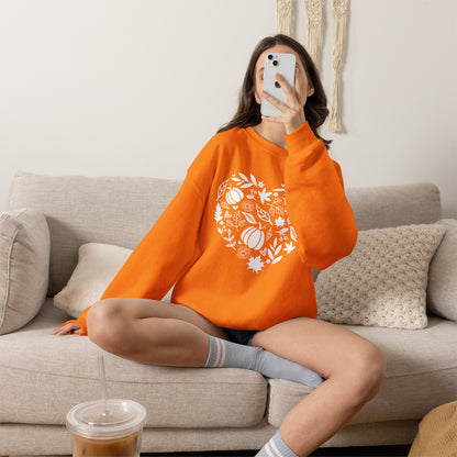 Fall Heart Unisex Heavy Blend™ Crewneck Sweatshirt
