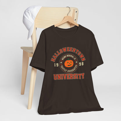 Halloween Town University Unisex Jersey Short Sleeve Tee