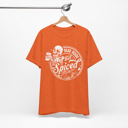Dead Inside but Spiced Unisex Jersey Short Sleeve Tee