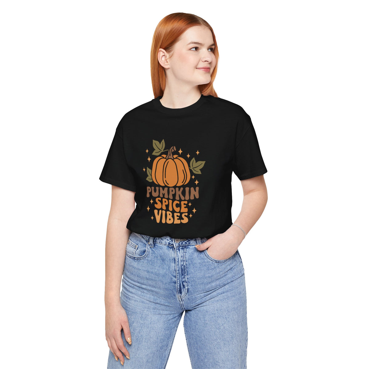 Pumpkin Spice Vibes Unisex Jersey Short Sleeve Tee