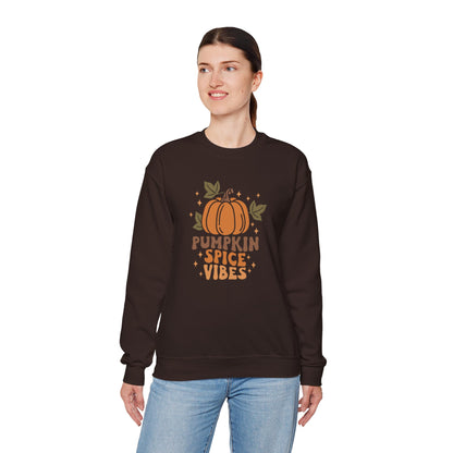 Pumpkin Spice Vibes Unisex Heavy Blend™ Crewneck Sweatshirt