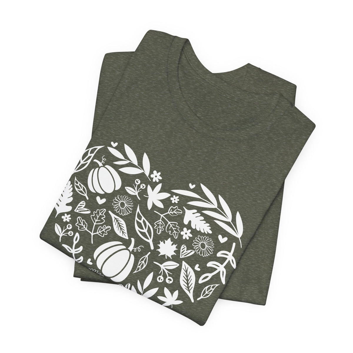 Fall Heart Unisex Jersey Short Sleeve Tee