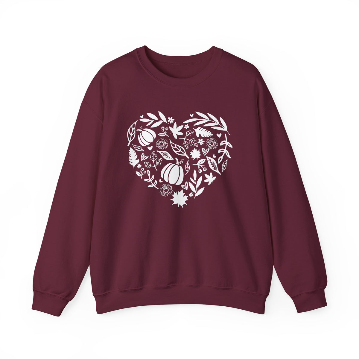 Fall Heart Unisex Heavy Blend™ Crewneck Sweatshirt