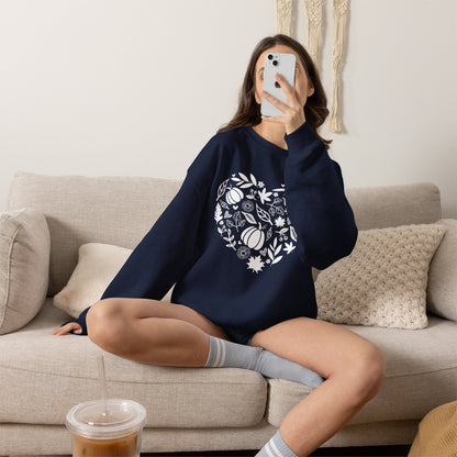 Fall Heart Unisex Heavy Blend™ Crewneck Sweatshirt