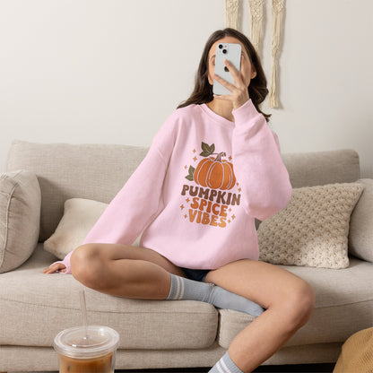 Pumpkin Spice Vibes Unisex Heavy Blend™ Crewneck Sweatshirt