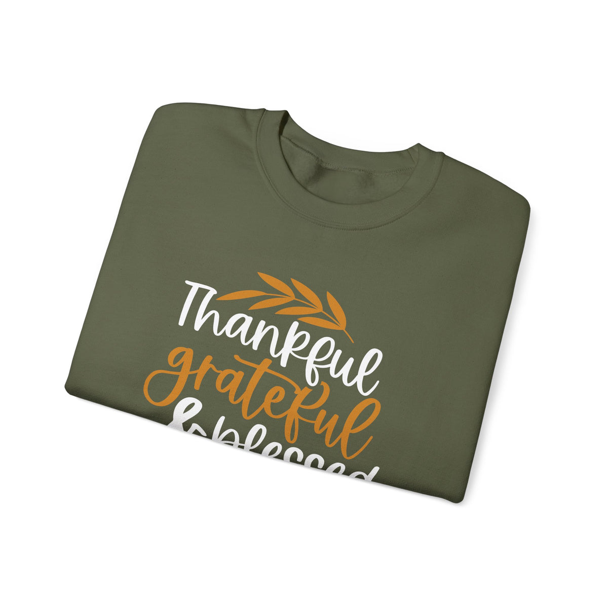 Thankful Grateful Blessed Unisex Heavy Blend™ Crewneck Sweatshirt