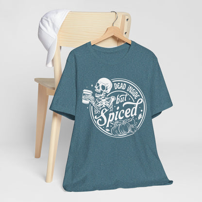 Dead Inside but Spiced Unisex Jersey Short Sleeve Tee