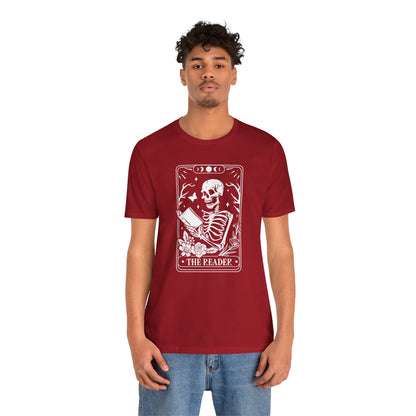 The Reader Tarot Unisex Jersey Short Sleeve Tee